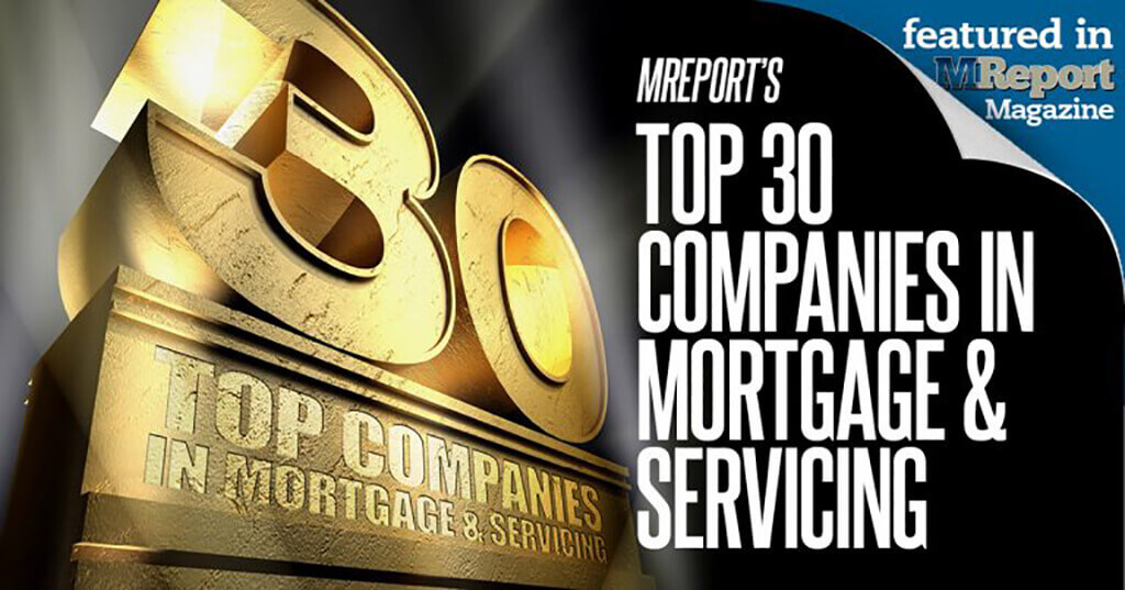 MReport Top 30 MOrtgage Servicing Award