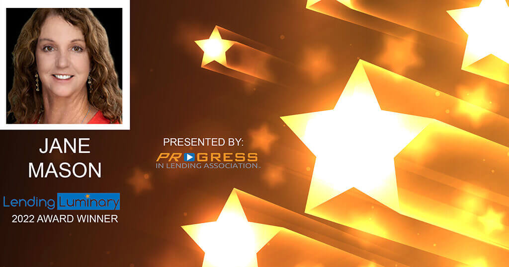 Progress in Lending Luminary Award Jane Mason