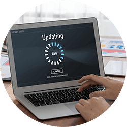 software-update-on-laptop