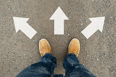 Multiple options for next step